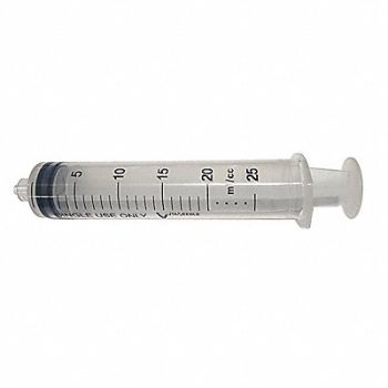 GRAINGER APPROVED Dispensing Syringe 20 mL Manual PK10, 5FVE1