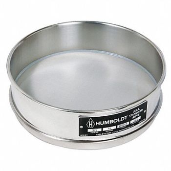 HUMBOLDT Sieve 8 in SS Frame SS Mesh No 80, 5FWT8
