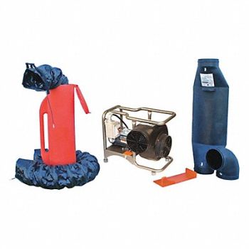 AIR SYSTEMS INTERNATIONAL Conf. Sp Blower Kit Cent Expl Proof, 5FYA2