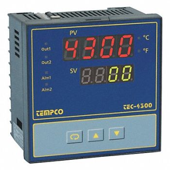 TEMPCO Temp Ctrl 90-264VAC 1/4Din 4-20mA/3Relay, 5FYK5