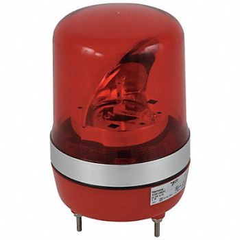 SCHNEIDER ELECTRIC Warning Light Rotating Mirror LED Red, 5FZF9