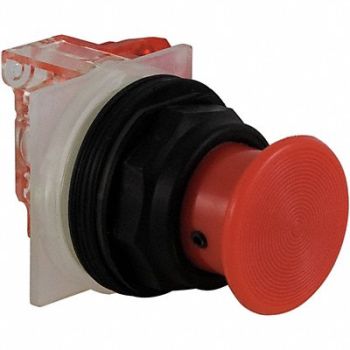 SCHNEIDER ELECTRIC H7086 Non-Illuminated Push Button Plastic Red, 5FZN6