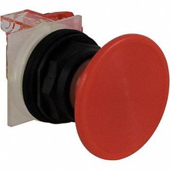 SCHNEIDER ELECTRIC H7086 Non-Illuminated Push Button Plastic Red, 5FZN9