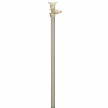 FINISH THOMPSON Drum Pump Tube 40 L Poly 1-1/4 I.D., 5FZV0
