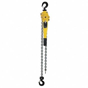 OZ LIFTING PRODUCTS Lever Chain Hoist Cap 3000Lb Lift 20Ft, 5GAN4