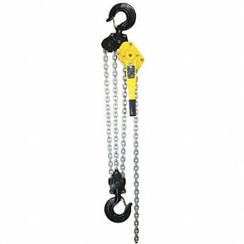 OZ LIFTING PRODUCTS Lever Chain Hoist Cap 18000Lb Lift 20Ft, 5GAP6