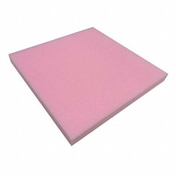 GRAINGER APPROVED AntiStatic Polyethylene Sheet L 36 Pink, 5GDC0
