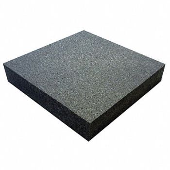 GRAINGER APPROVED PoronMicrocell. Urethane Sheet L 54 Blk, 13C478