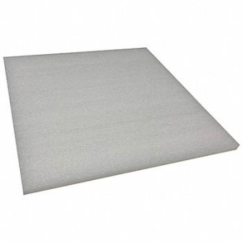 GRAINGER APPROVED Polyethylene Sheet L 4 1/2 ft White, 5GDL1