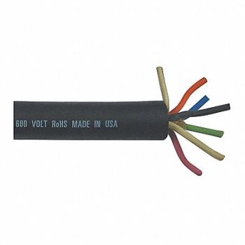 GRAINGER APPROVED Portable Cord 7 Cond 16 AWG SOOW 250ft, 5GEE3