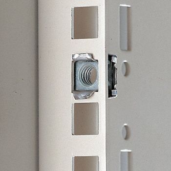 RITTAL RndBrlSpNt Znc Stl M6x1.00 2.5x.52 PK50, 5GJW5