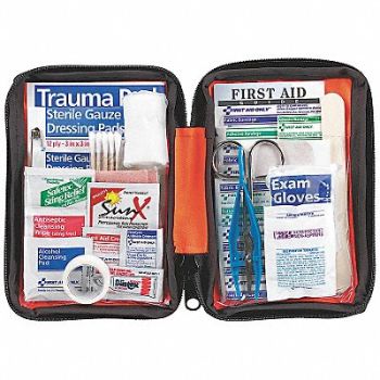 FIRST AID ONLY First Aid Kit Bulk Orange 107Pcs 1 Ppl, 5GKD6