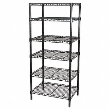 GRAINGER APPROVED Wire Shlv Unit Cap 300 lb 18inx74inx48in, 5GPL2