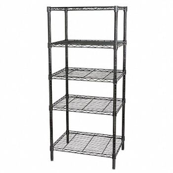 GRAINGER APPROVED Wire Shlv Unit Cap 300 lb 18inx63inx48in, 5GPL6