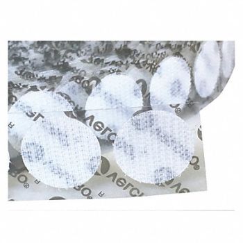 VELCRO BRAND Reclosable Hook 3/8 Dia White PK1800, 5GTT3