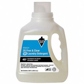 Laundry Detergent Jug Tough Guy 100 oz, 5GUU1