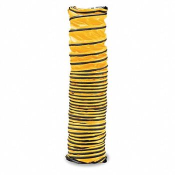 ALLEGRO Ventilation Duct 15 ft Black/Yellow, 5GVX0