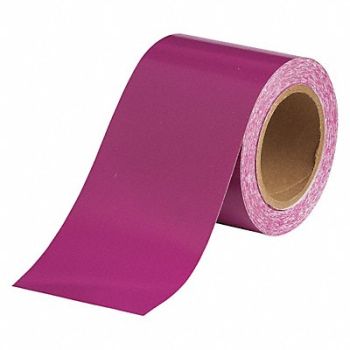 BRADY D3617 Banding Tape Purple 4in W 90ft Roll L, 5GXF1