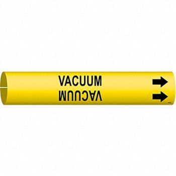 BRADY Pipe Marker Vacuum 13/16 in H 4/5 in W, 5GXX6