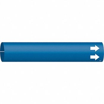 BRADY Pipe Marker 2 in H 2 in W, 5GYK0