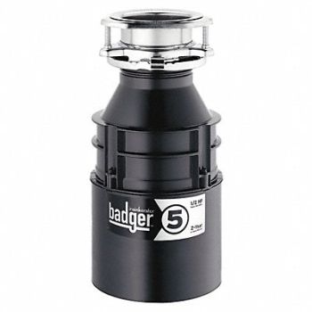 IN-SINK-ERATOR Garbage Disposal Badger 5 1/2 HP, 5H877