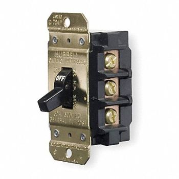 HUBBELL WIRING DEVICE-KELLEMS Manual Motor Switch 40A 600VAC 2P, 5HA31