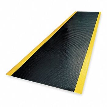 NOTRAX Antifatigue Runner Black 3ft. x 42ft., 5HA77