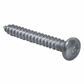 TAMPER-PRUF SCREW Scrw Sz #12 T27 Zinc 1.25 L PK25, 5HY90