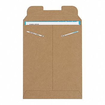 GRAINGER APPROVED Mailer Envelopes Chipboard PK100, 5HZY8