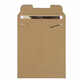 GRAINGER APPROVED Mailer Envelopes Chipboard PK100, 5HZY9