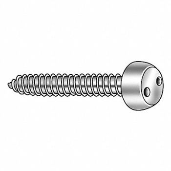 TAMPER-PRUF SCREW Sheet Metal Scrw #8 18-8SS 5/8 L PK25, 5JA10
