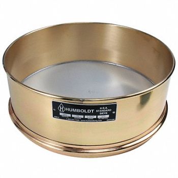 GRAINGER APPROVED Wet Washing Sieve 12 In No 200 4 In Deep, 5JCJ9