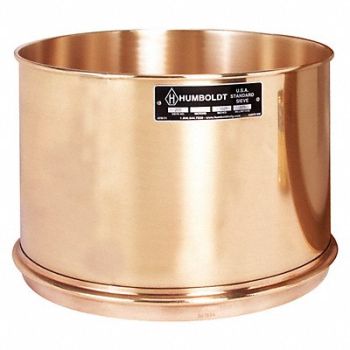 GRAINGER APPROVED Wet Washing Sieve 12 In No 200 8 In Deep, 5JCK4