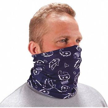 CHILL-ITS BY ERGODYNE Multi-Band Navy Universal Polyester, 5JDY5