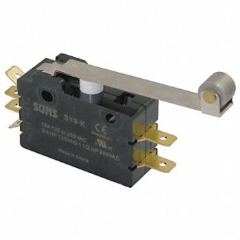 GRAINGER APPROVED Swch 15A 2 NO 2 NC Hinge Roller Lever, 5JEH3