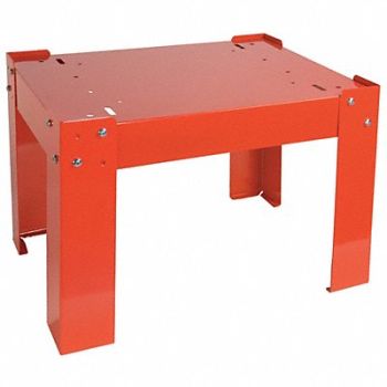 DURHAM MFG BaseforSlideRackCabinet Red Stl PwdrCtd, 5JEN8