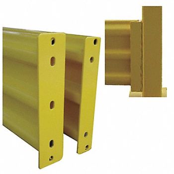 GRAINGER APPROVED Safety Yllw Guard Rail Lift Out 8 ft 6 L, 5JEU4