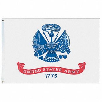 NYLGLO D4227 US Army Flag 4x6 Ft Nylon, 5JFD4
