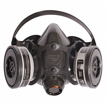 HONEYWELL NORTH Half Mask Respirator Kit M Black, 5JG98