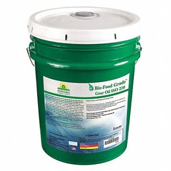 RENEWABLE LUBRICANTS Gear Oil Bio-Based ISO 220 5 Gal NSF H1, 5JGG9