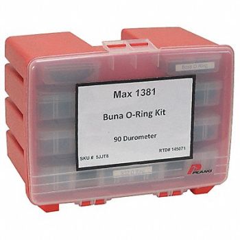 GRAINGER APPROVED O-Ring Asst MaxKit Buna 90A 1415Pc, 5JJT8