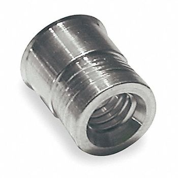 GRAINGER APPROVED INSRT NT ALU 3/8-16 0.740 In L PK25, 5NWN3