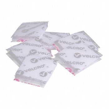 VELCRO BRAND Hook Loop Set 2 x2 White PK50, 5JLH7