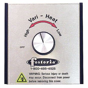 FOSTORIA Wall Variable Heat Contrllr Control Knob, 5JNF5
