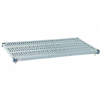METRO Plstc Shlf 72x3 7/16x18in LdCp 600lb PK4, 5JNP7