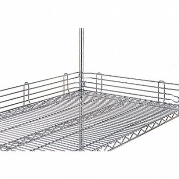 METRO Ledge 1 1/2inx4inx48in Steel PK2, 5JNV2