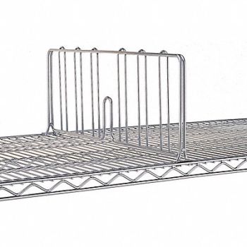 METRO Shelf Divider 2inx8inx18in Steel PK6, 5JNW4