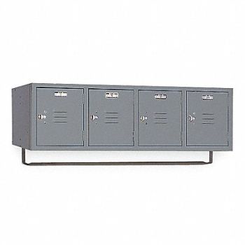 LYON D7481 Lckr 1x4Lckr Dv Gry 13.75 x45 x18 Assm, 5JP35