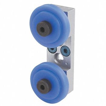 80/20 Roller Wheel Bracket Assembly 163.3 mm L, 5JRX7