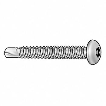 TAMPER-PRUF SCREW Scrw Sz #10 T25 410SS 1.5 L PK10, 5JU53